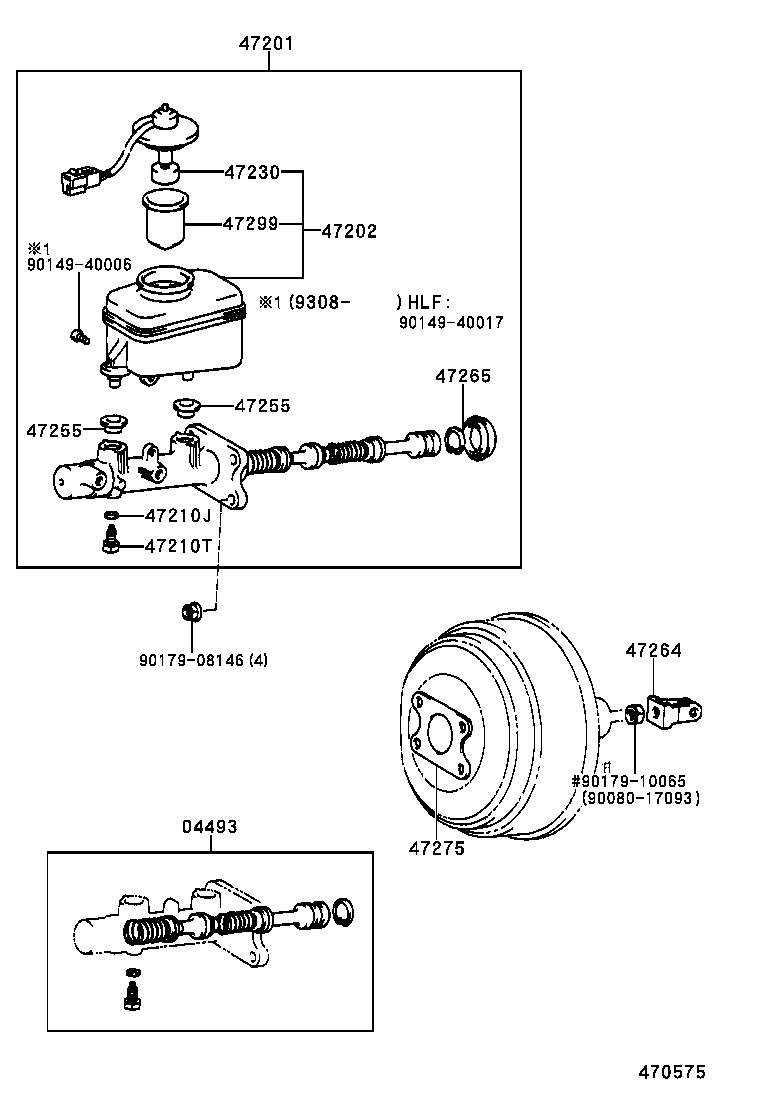  T100 |  BRAKE MASTER CYLINDER