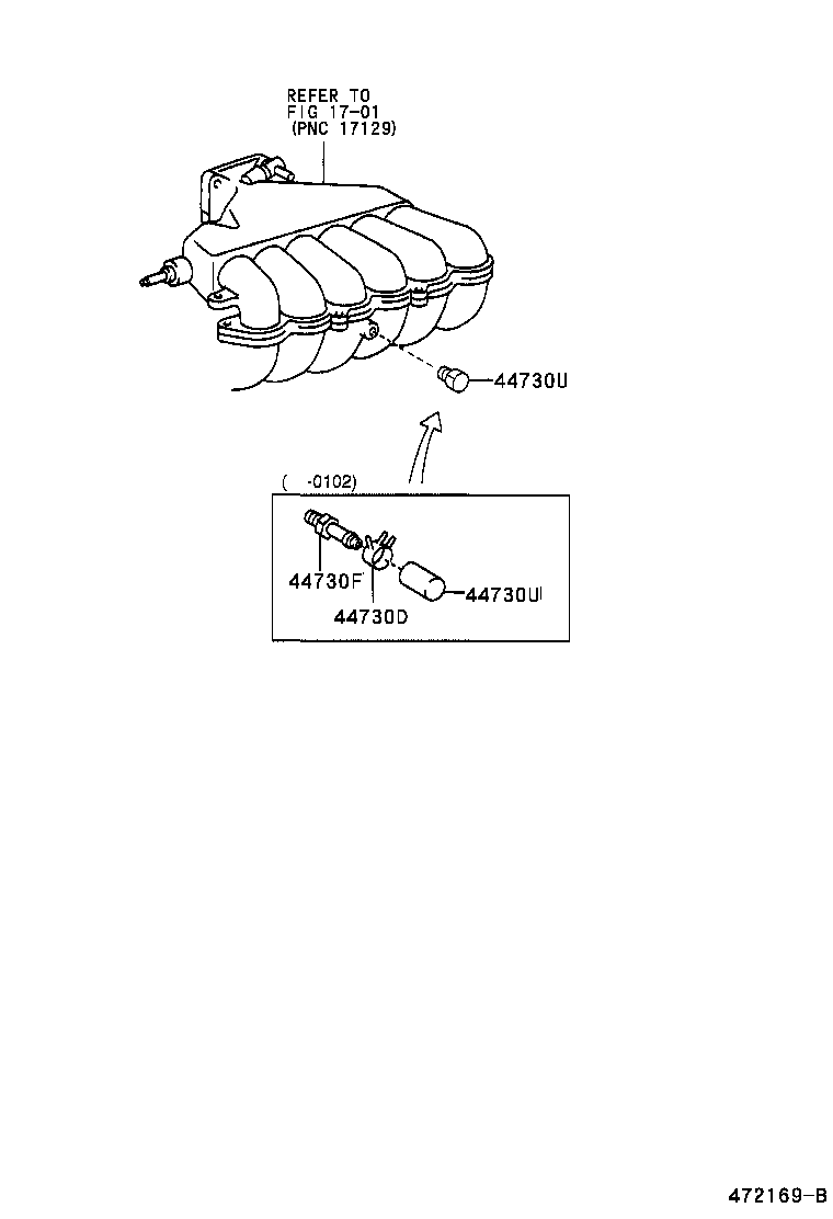  4RUNNER |  BRAKE BOOSTER VACUUM TUBE