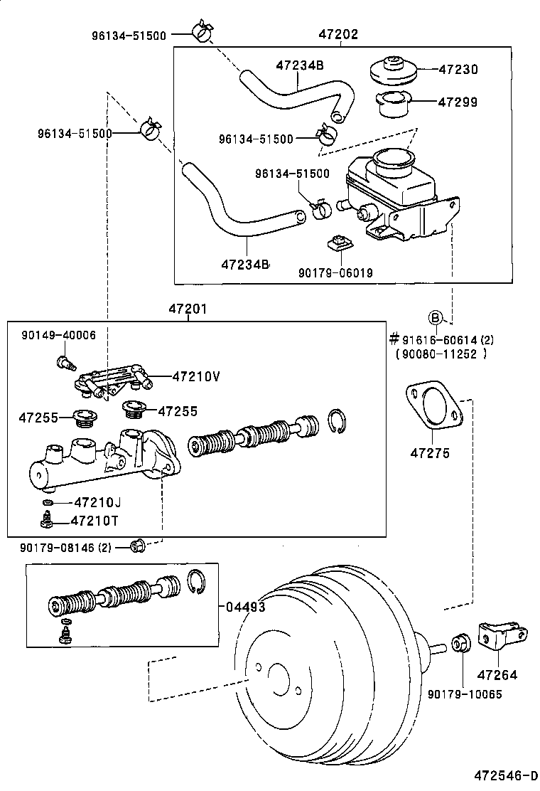  SIENNA |  BRAKE MASTER CYLINDER