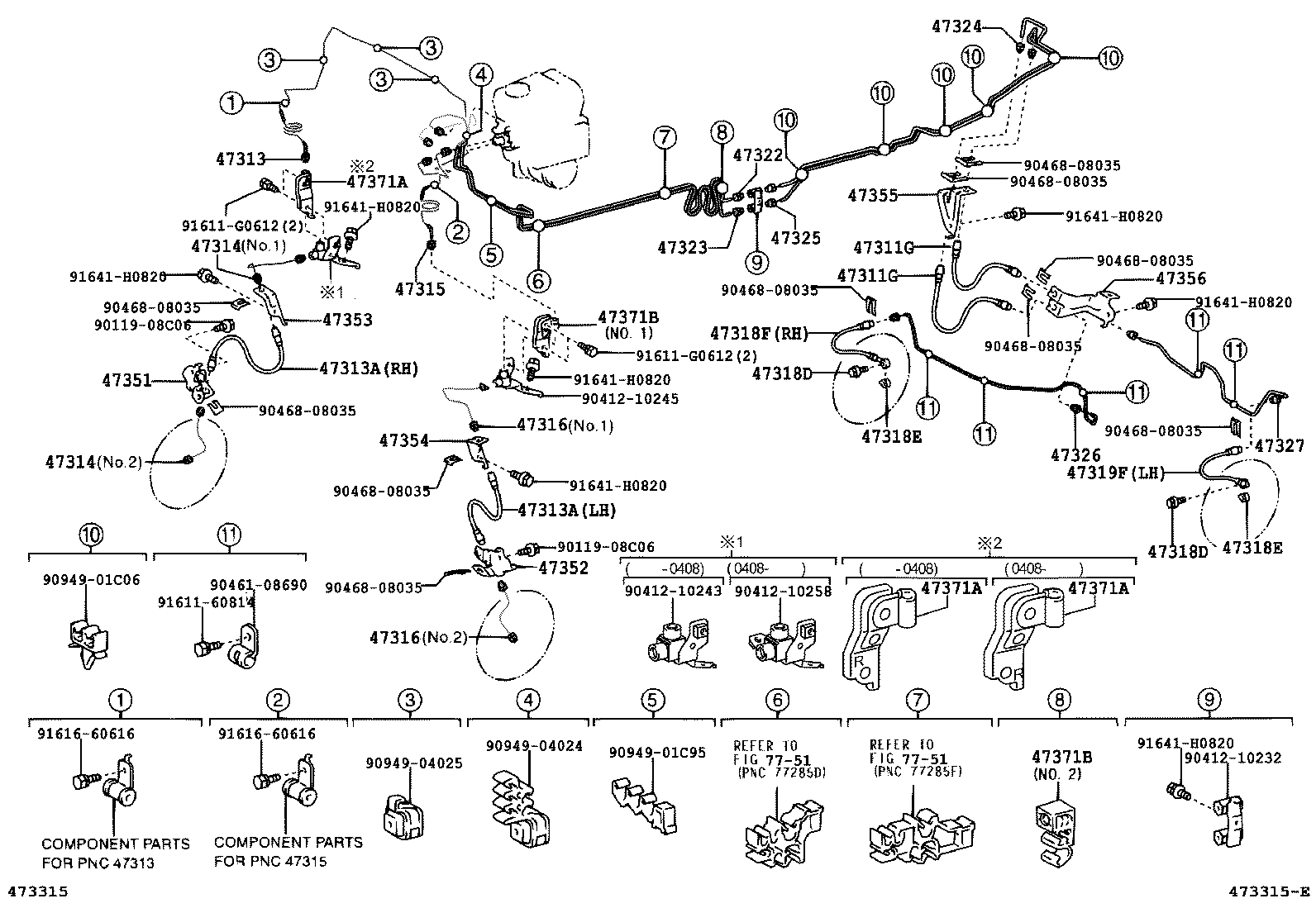  GX470 |  BRAKE TUBE CLAMP