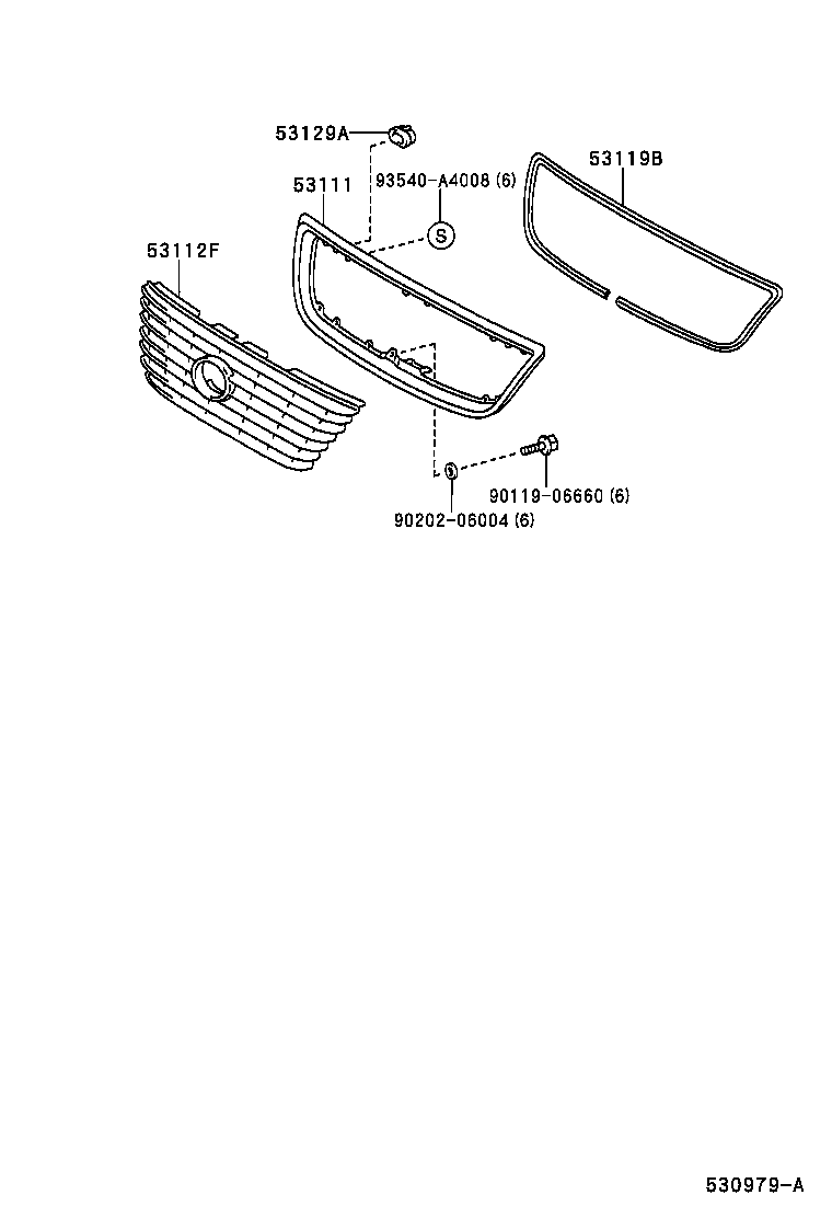  LS430 |  RADIATOR GRILLE