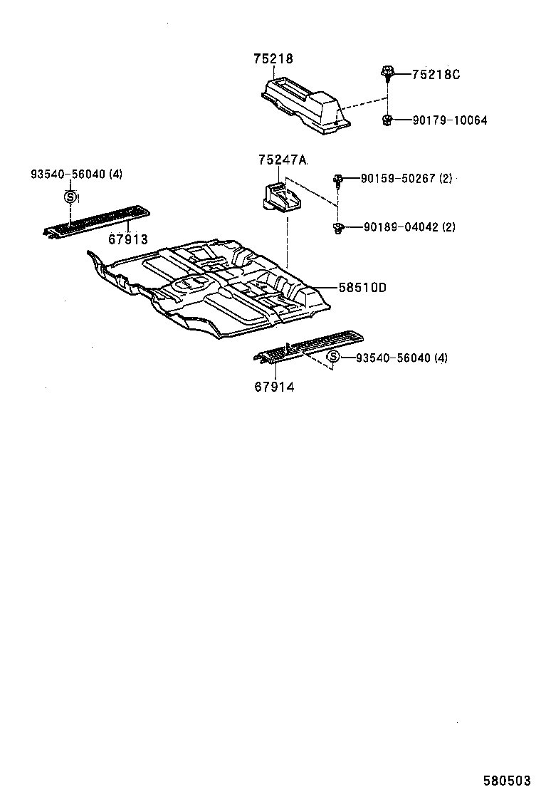  T100 |  FLOOR MAT SILENCER PAD