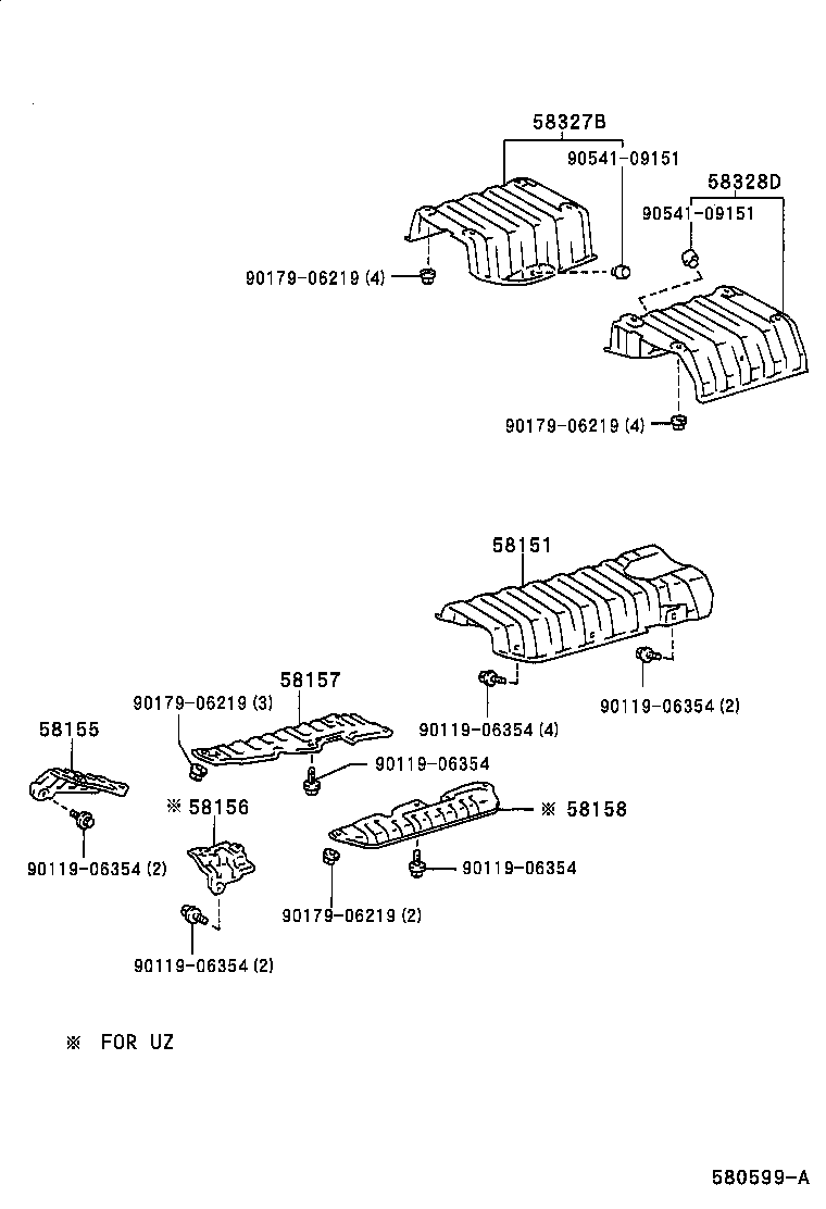  GS300 400 430 |  FLOOR INSULATOR