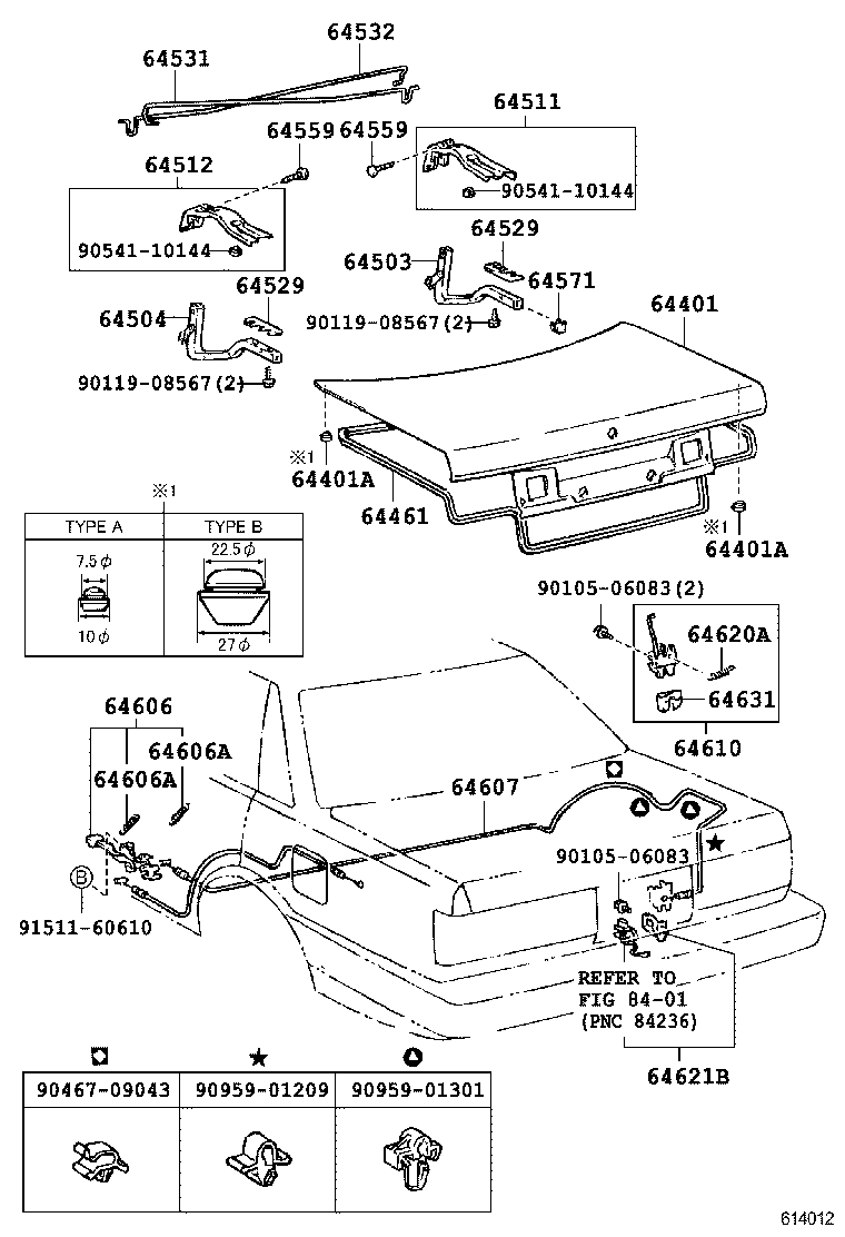  CAMRY |  LUGGAGE COMPARTMENT DOOR LOCK