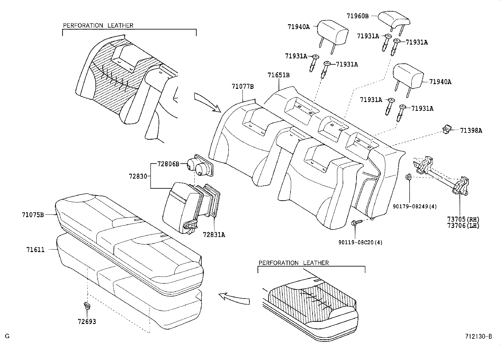  ES300 330 |  REAR SEAT SEAT TRACK