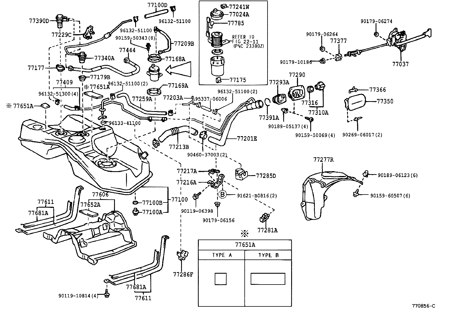  GS300 400 430 |  FUEL TANK TUBE
