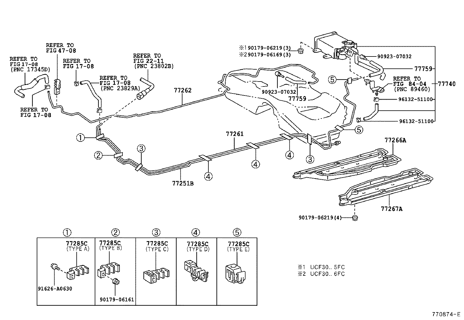  LS430 |  FUEL TANK TUBE