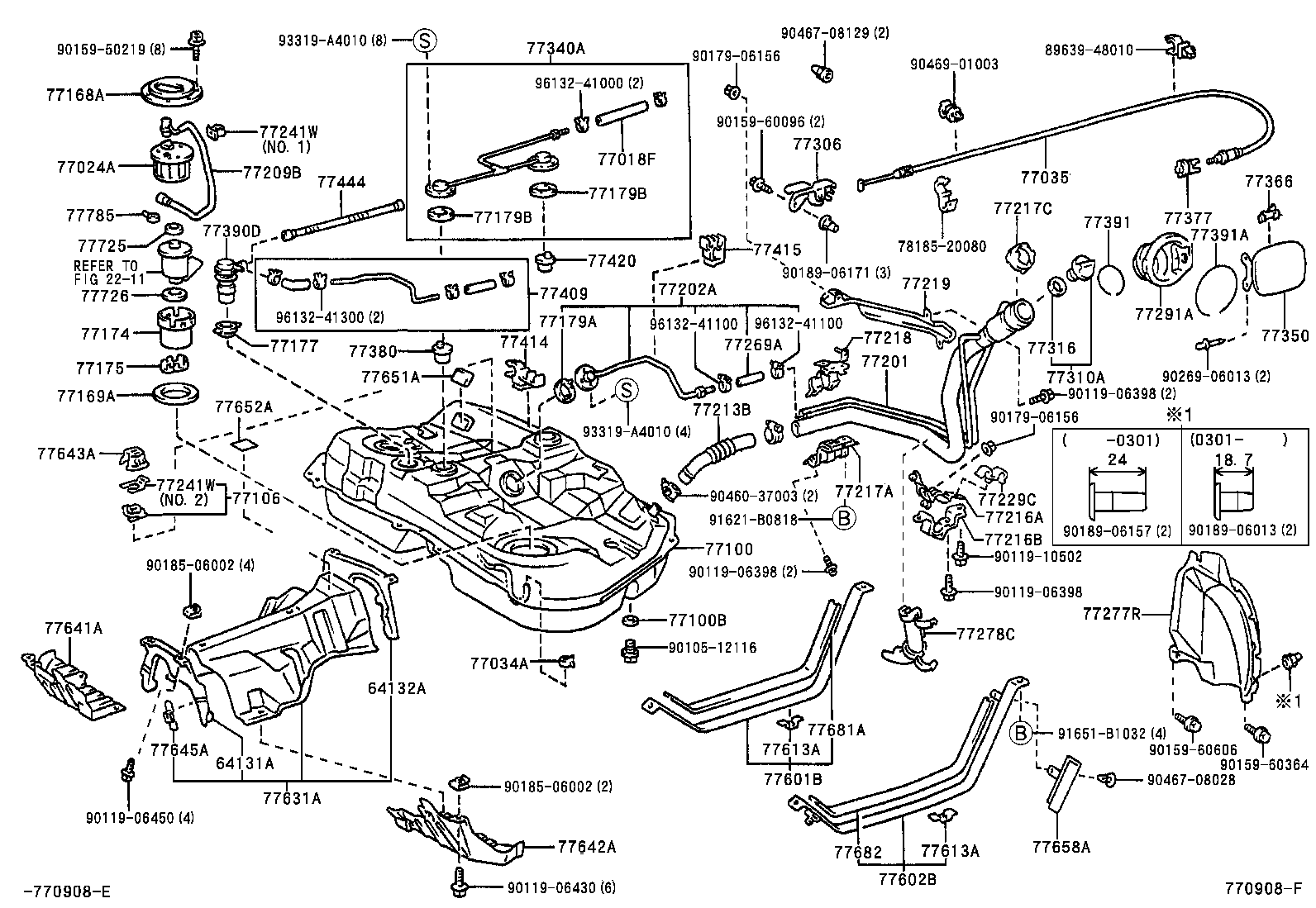  RX300 |  FUEL TANK TUBE