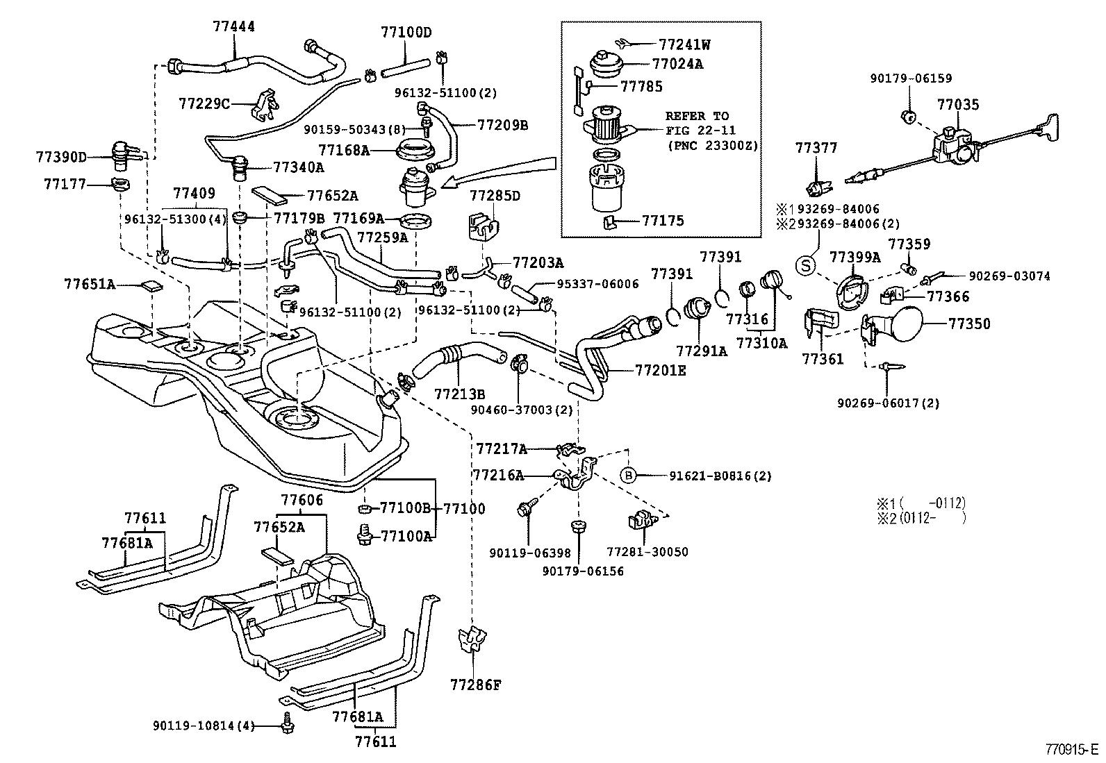  SC430 |  FUEL TANK TUBE