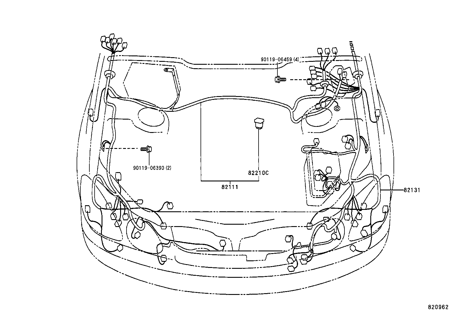  GS300 400 430 |  WIRING CLAMP