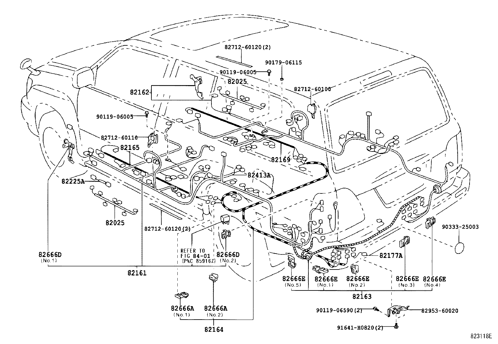  LX470 |  WIRING CLAMP