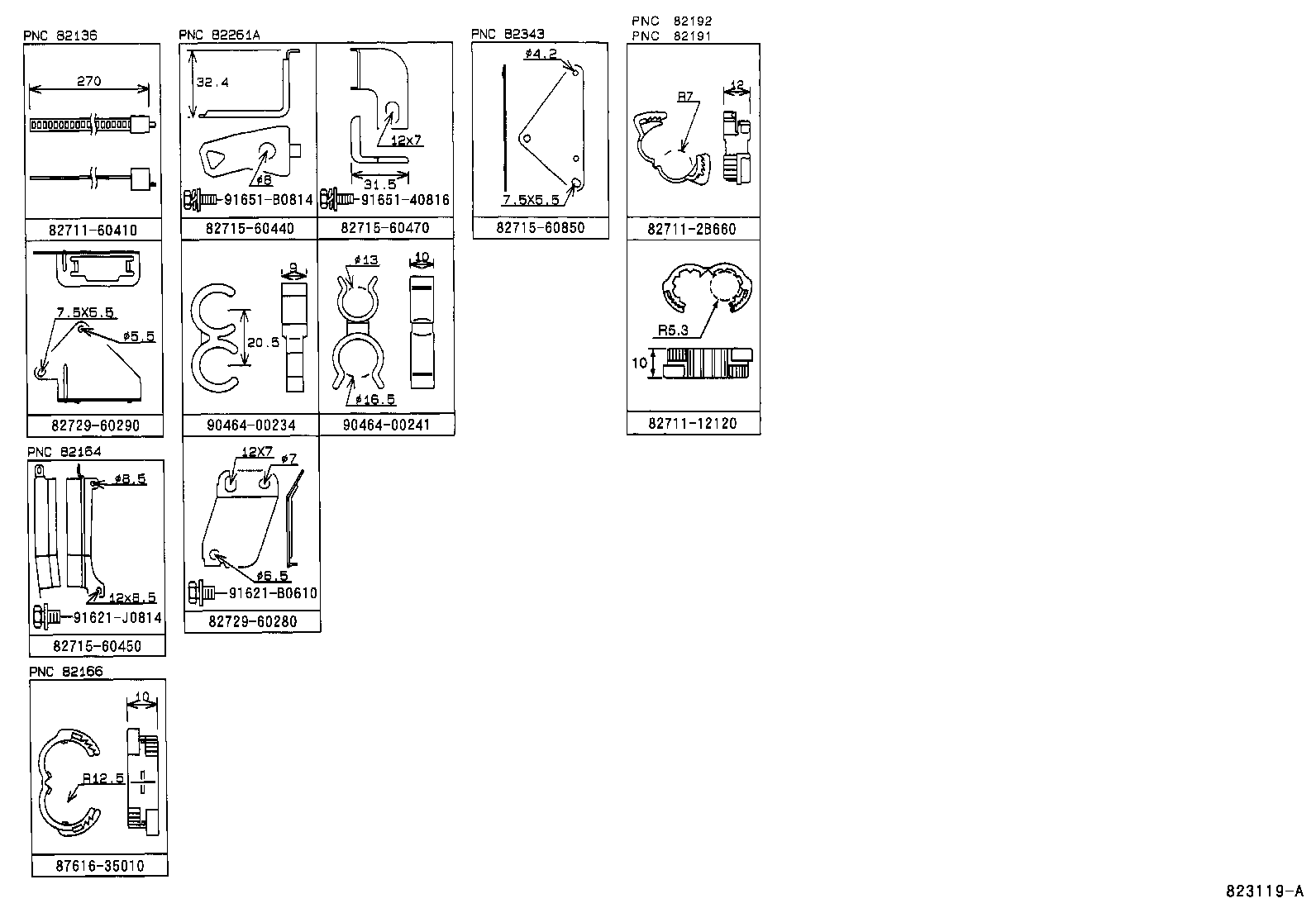  LX470 |  WIRING CLAMP