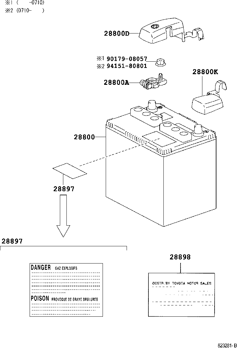  GX470 |  BATTERY BATTERY CABLE