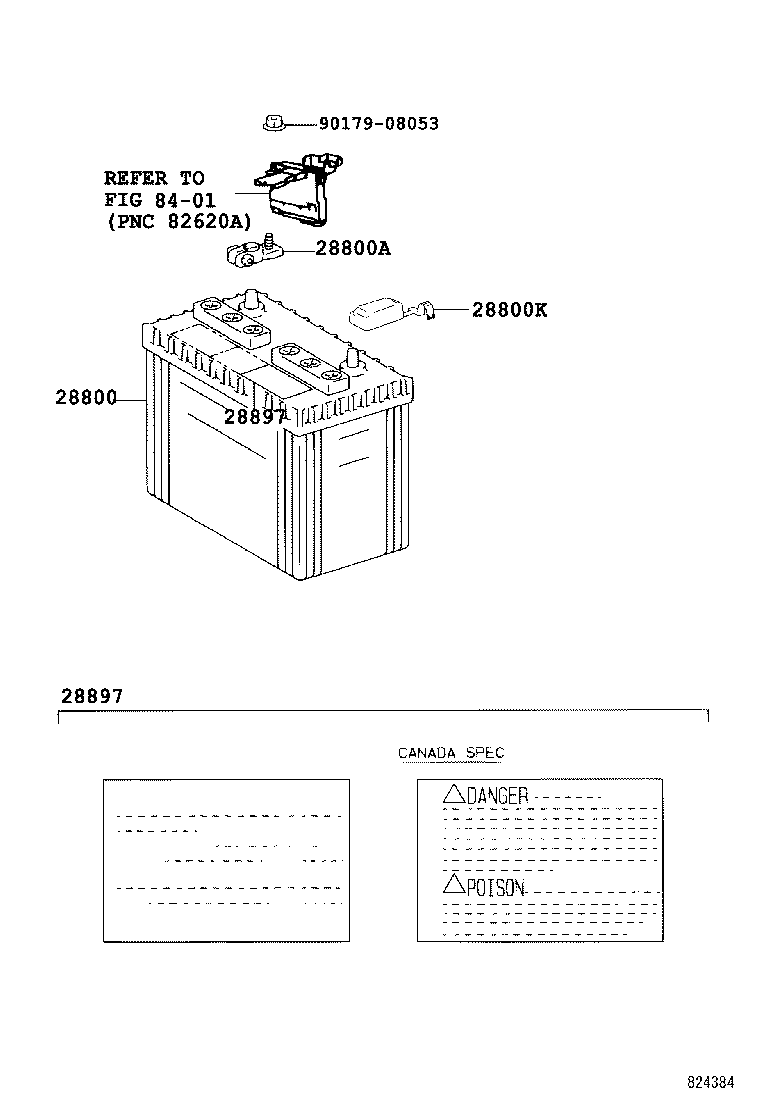  LX470 |  BATTERY BATTERY CABLE