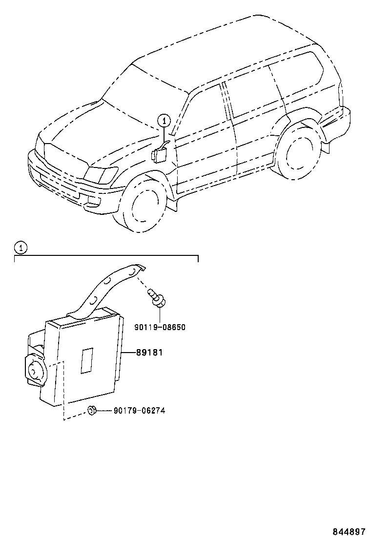  LX470 |  STEERING CONTROL SYSTEM