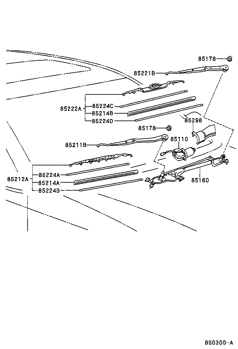  GS300 400 430 |  WINDSHIELD WIPER