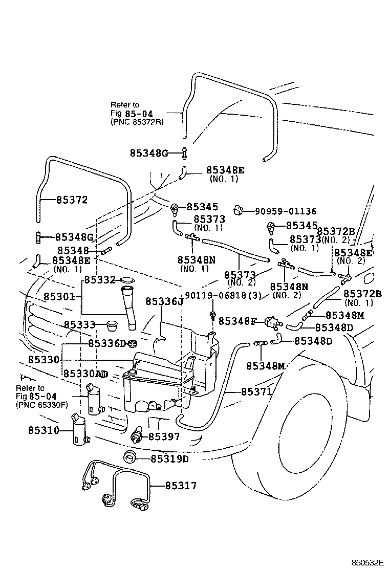  LX470 |  WINDSHIELD WASHER