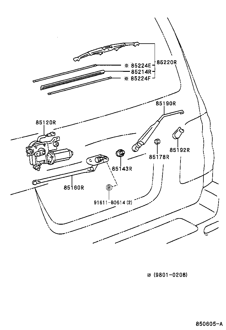  LX470 |  REAR WIPER