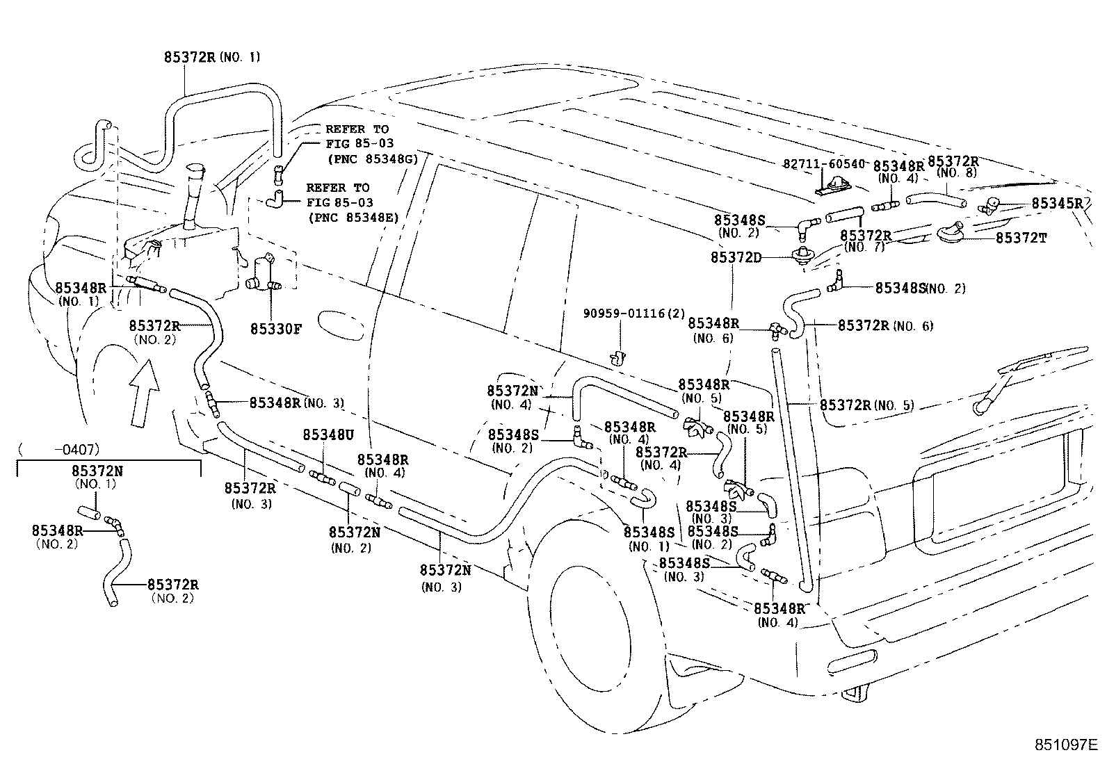  LX470 |  REAR WASHER