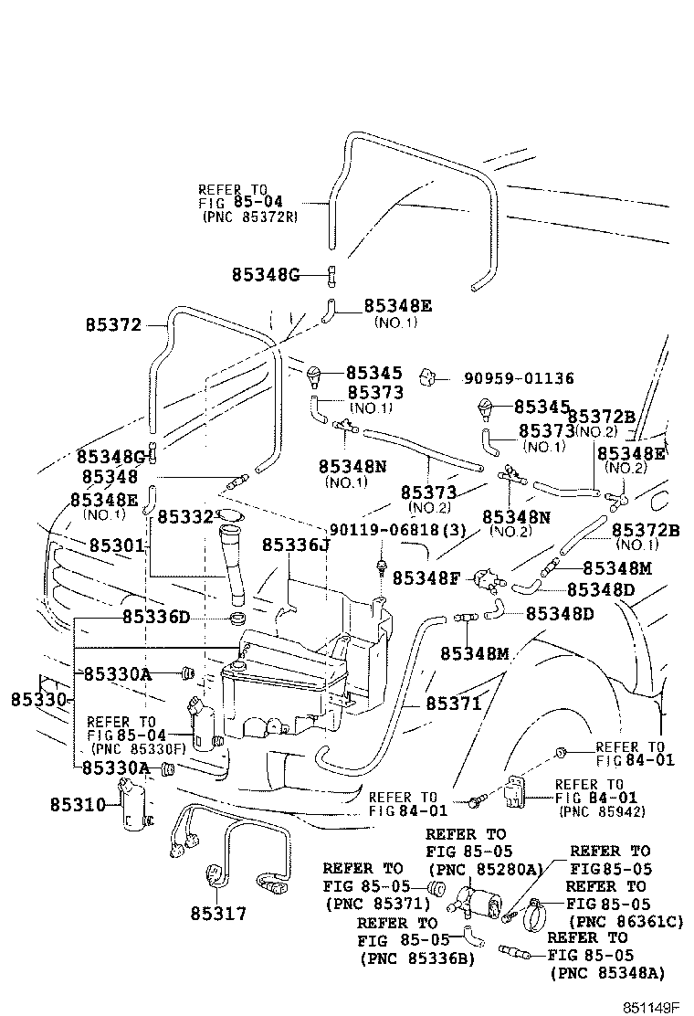  LX470 |  WINDSHIELD WASHER
