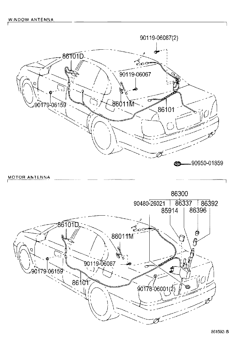  GS300 400 430 |  ANTENNA