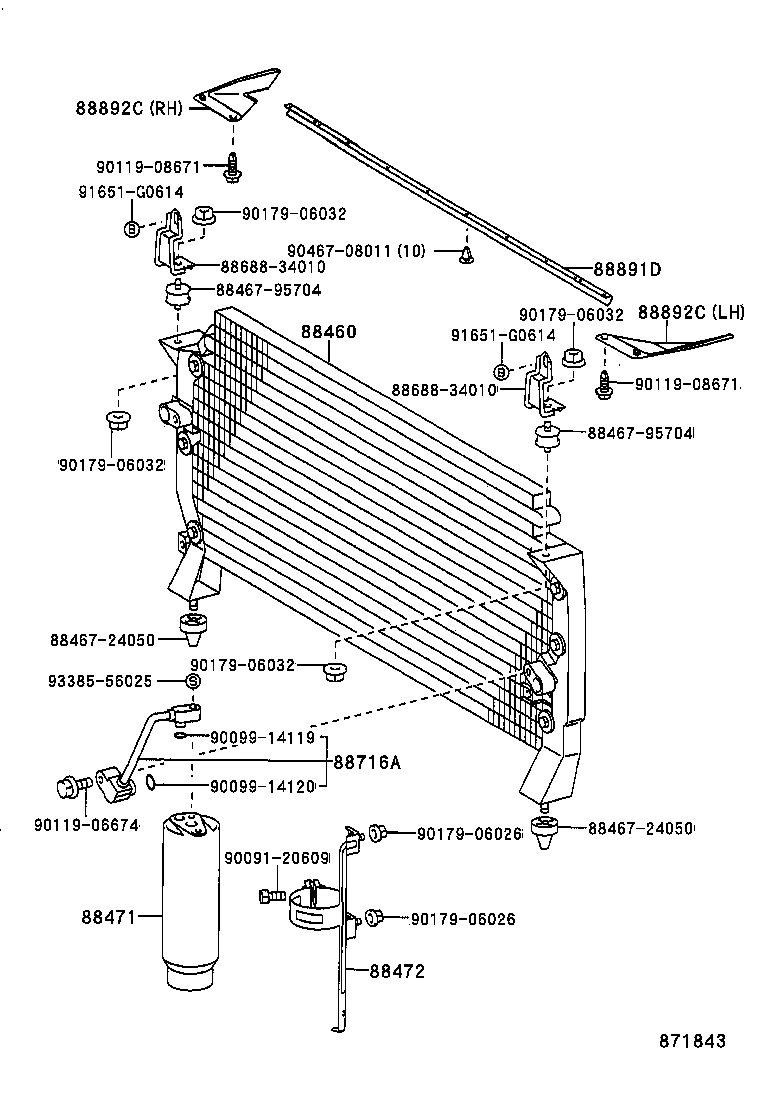  T100 |  HEATING AIR CONDITIONING COOLER PIPING