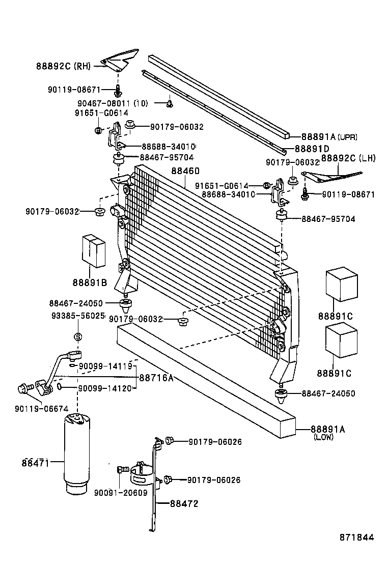  T100 |  HEATING AIR CONDITIONING COOLER PIPING