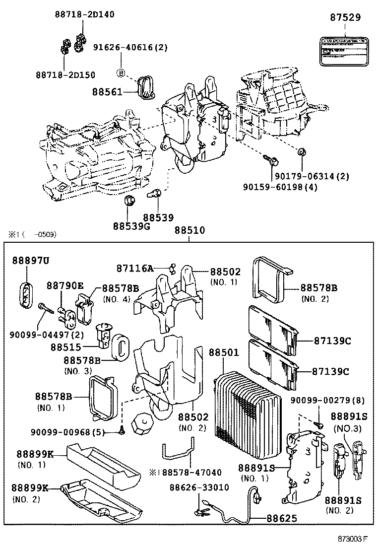  LX470 |  HEATING AIR CONDITIONING COOLER UNIT