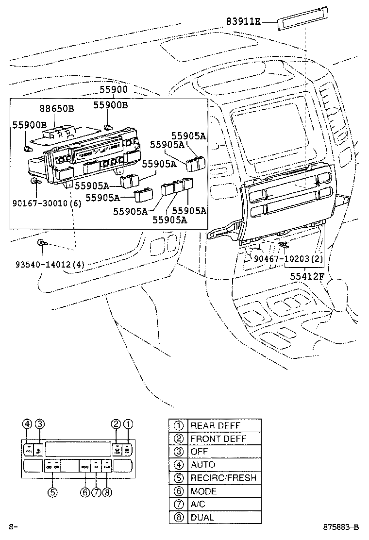  GX470 |  HEATING AIR CONDITIONING CONTROL AIR DUCT