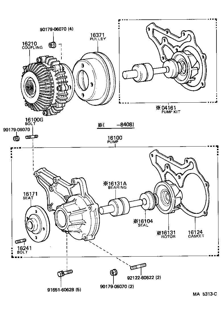  4 RUNNER TRUCK |  WATER PUMP