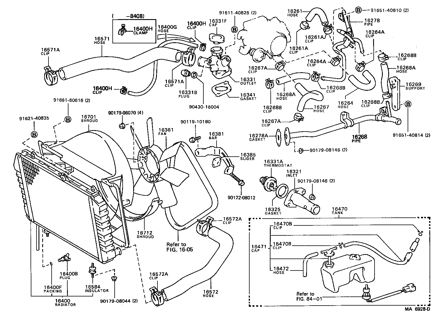  VAN |  RADIATOR WATER OUTLET