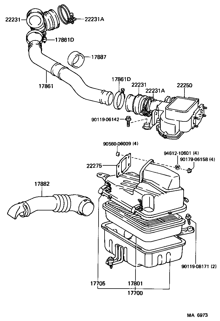  4 RUNNER TRUCK |  AIR CLEANER