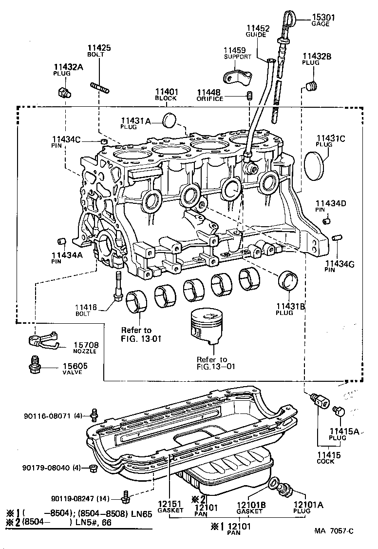  4 RUNNER TRUCK |  CYLINDER BLOCK