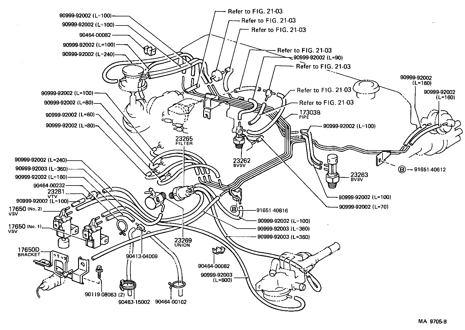  4 RUNNER TRUCK |  VACUUM PIPING