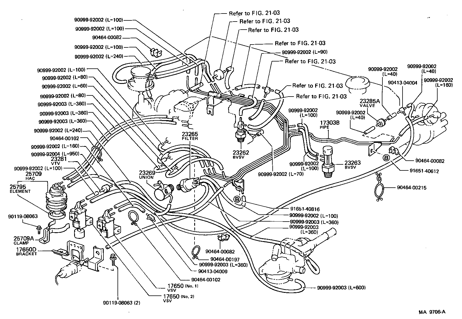  4 RUNNER TRUCK |  VACUUM PIPING