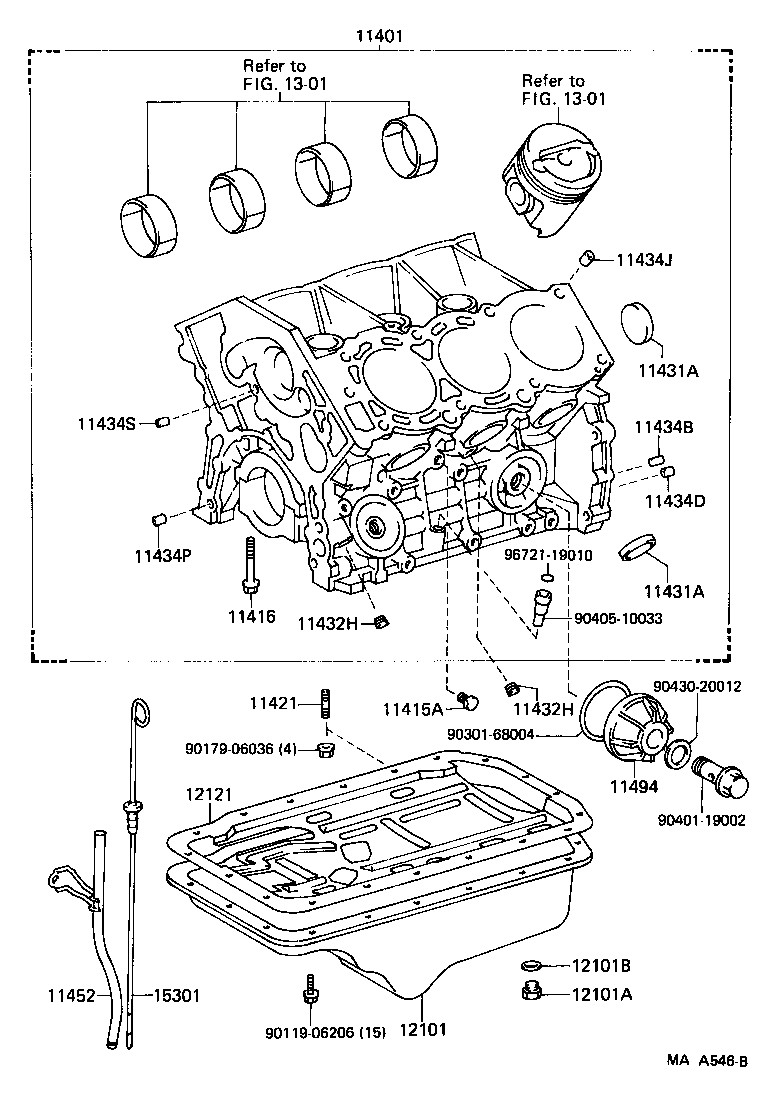  4 RUNNER TRUCK |  CYLINDER BLOCK