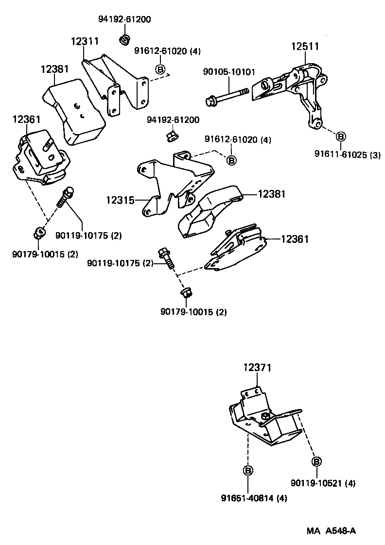  4 RUNNER TRUCK |  MOUNTING