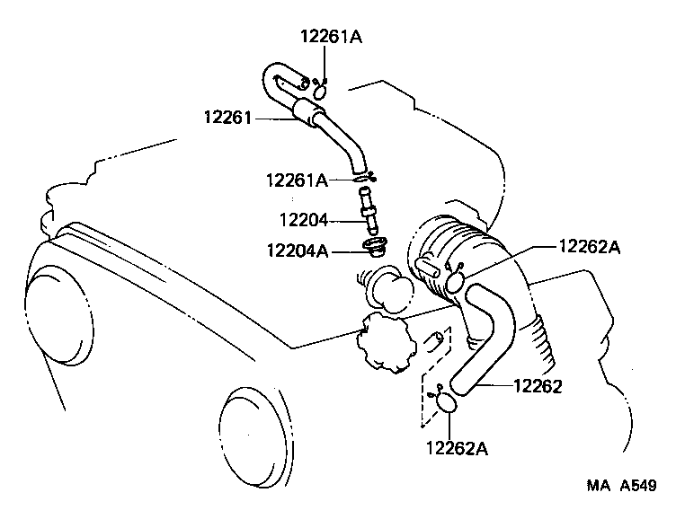  4 RUNNER TRUCK |  VENTILATION HOSE