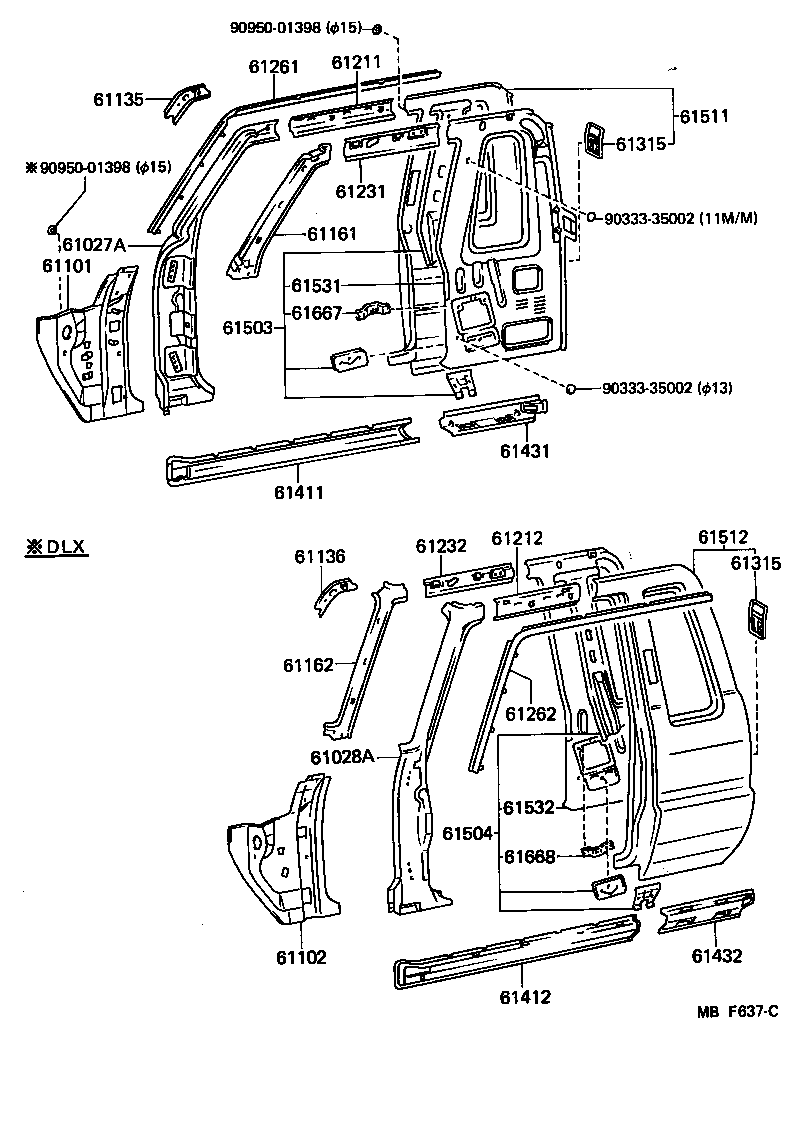  4 RUNNER TRUCK |  SIDE MEMBER