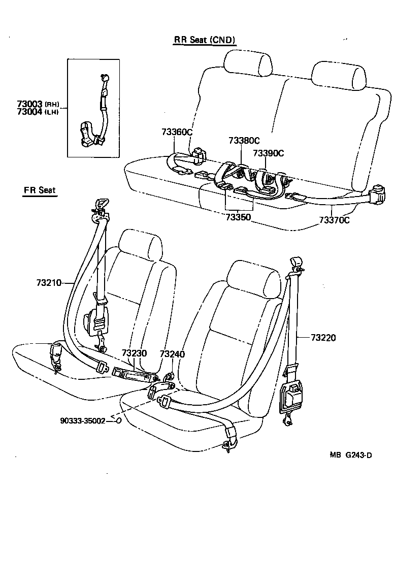  4 RUNNER TRUCK |  SEAT BELT