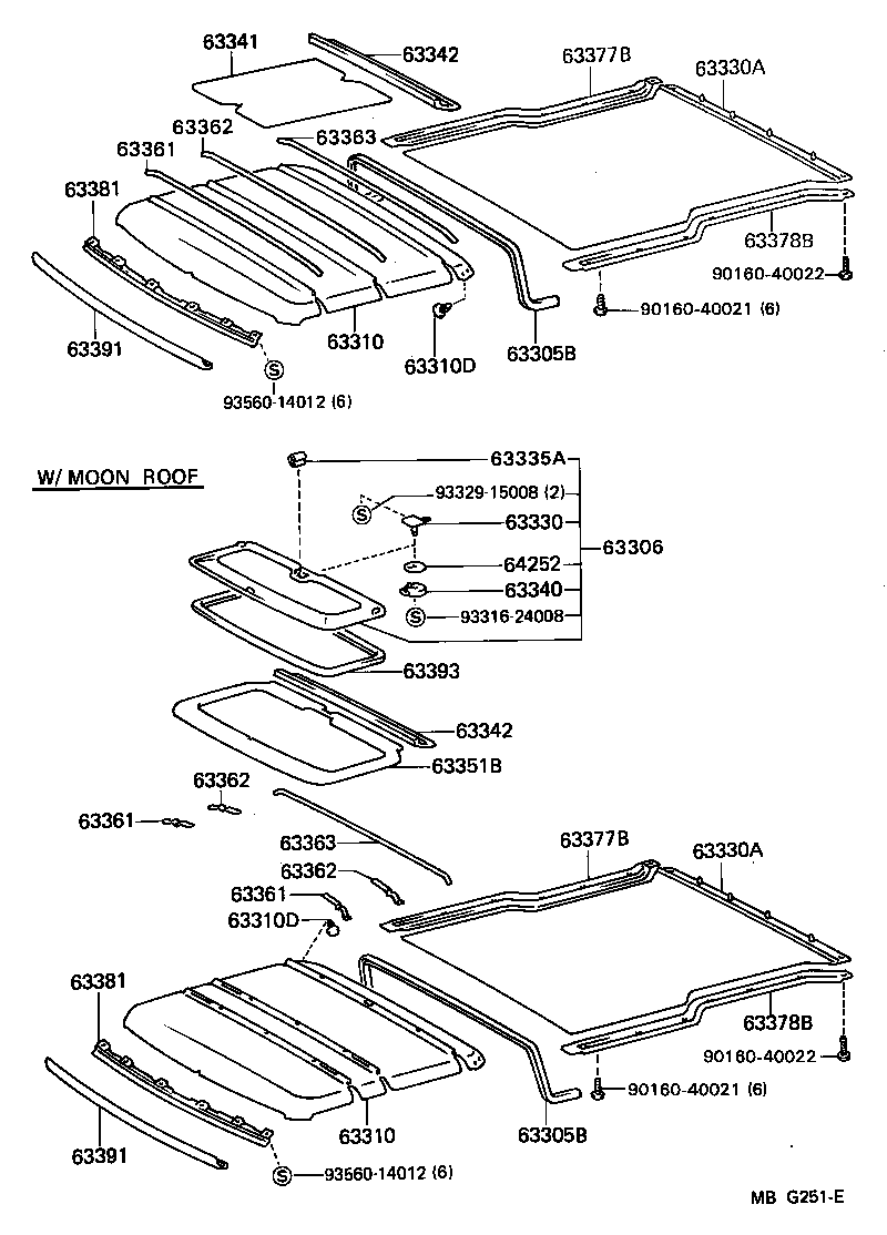  4 RUNNER TRUCK |  ROOF HEADLINING SILENCER PAD