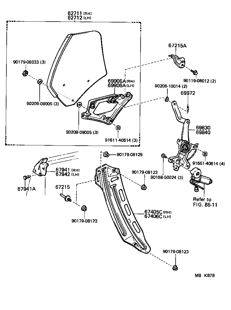  CELICA |  QUARTER WINDOW