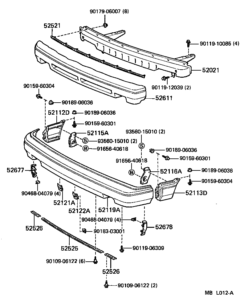  CAMRY |  FRONT BUMPER BUMPER STAY