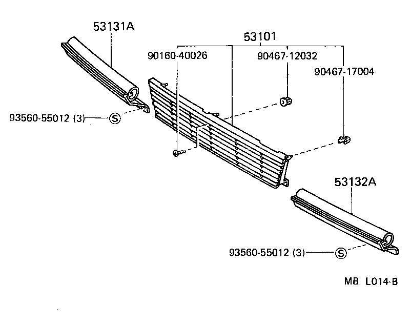  CAMRY |  RADIATOR GRILLE