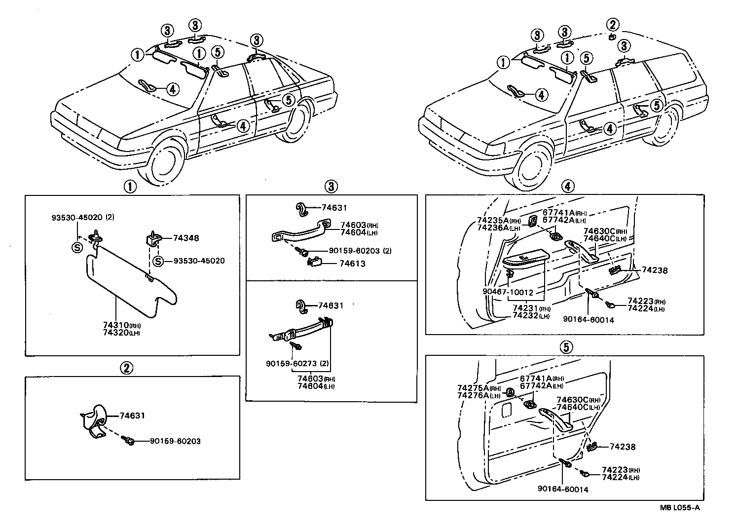  CAMRY |  ARMREST VISOR