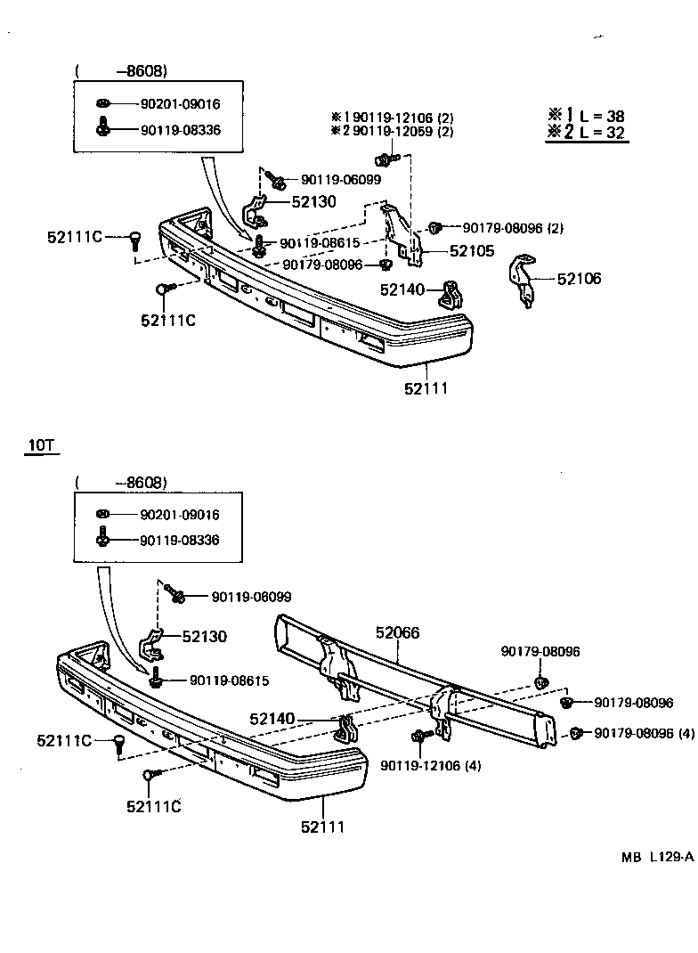  4 RUNNER TRUCK |  FRONT BUMPER BUMPER STAY