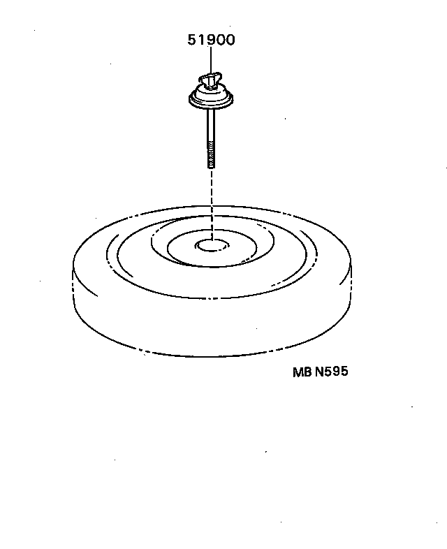 TERCEL |  SPARE WHEEL CARRIER
