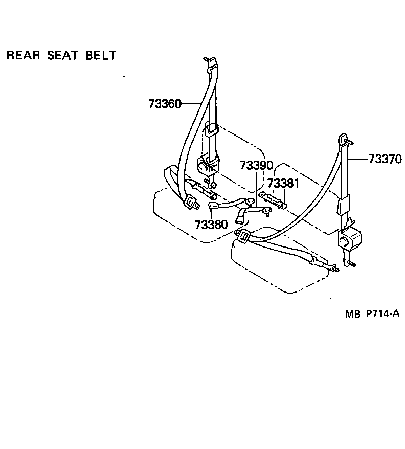  4 RUNNER TRUCK |  SEAT BELT