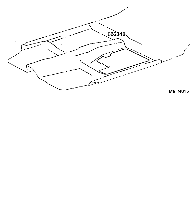  TERCEL |  DASH SILENCER BOARD FLOOR SILENCER PAD