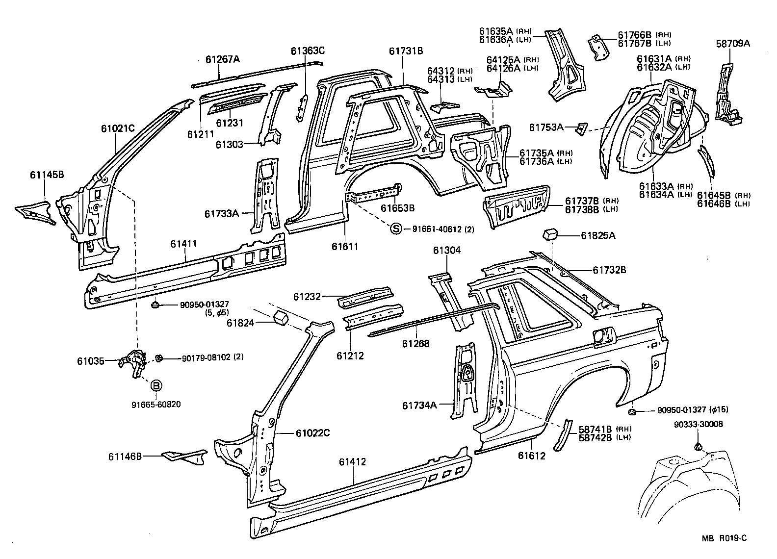  TERCEL |  SIDE MEMBER